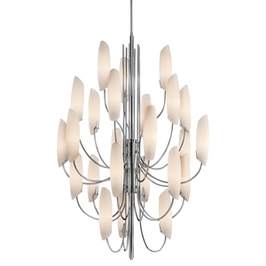 KK42214CH Stella Large Foyer Chandelier Chandelier - Chrome KK42214CH Stella Large Foyer Chandelier Chandelier - Chrome
