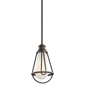 KK42225OZ Saddler Mini-Pendant Pendant Light - Olde Bronze KK42225OZ Saddler Mini-Pendant Pendant Light - Olde Bronze
