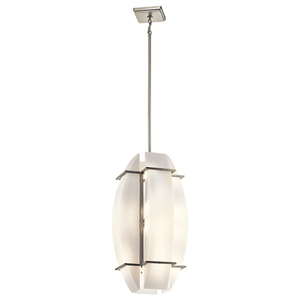 KK42420NI Crescent View Entrance / Foyer Pendant Light - Brushed Nickel KK42420NI Crescent View Entrance / Foyer Pendant Light - Brushed Nickel