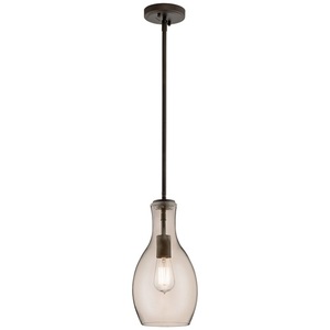 KK42456OZCP Everly Mini-Pendant Pendant Light - Olde Bronze KK42456OZCP Everly Mini-Pendant Pendant Light - Olde Bronze