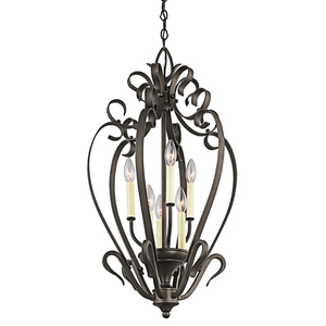 KK42502OZ Builder Entrance / Foyer Pendant Light - Olde Bronze KK42502OZ Builder Entrance / Foyer Pendant Light - Olde Bronze