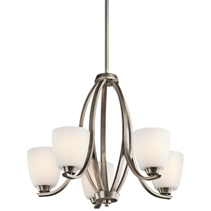 KK42557BPT Granby Mid Sized Chandelier Chandelier - Brushed Pewter KK42557BPT Granby Mid Sized Chandelier Chandelier - Brushed Pewter