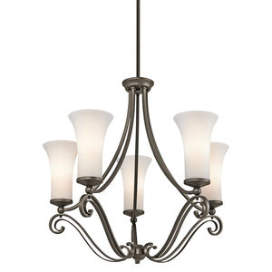 KK42701OZ Wickham Mid Sized Chandelier Chandelier - Olde Bronze KK42701OZ Wickham Mid Sized Chandelier Chandelier - Olde Bronze