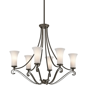 KK42702OZ Wickham Mid Sized Chandelier Chandelier - Olde Bronze KK42702OZ Wickham Mid Sized Chandelier Chandelier - Olde Bronze
