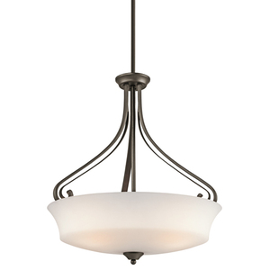 KK42706OZ Wickham Up Light Pendant Light - Olde Bronze KK42706OZ Wickham Up Light Pendant Light - Olde Bronze