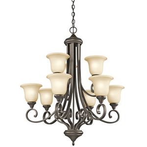 KK43159OZ Monroe Mid Sized Chandelier Chandelier - Olde Bronze KK43159OZ Monroe Mid Sized Chandelier Chandelier - Olde Bronze