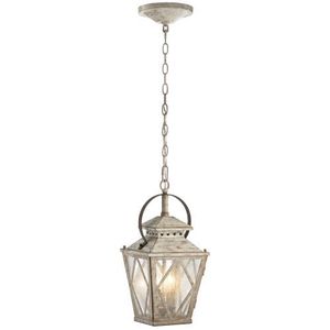 KK43258DAW Hayman Bay Mini-Pendant Pendant Light - Distressed Antique White KK43258DAW Hayman Bay Mini-Pendant Pendant Light - Distressed Antique White