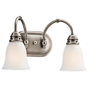 KK45065AP Durham 2 Bulb Bathroom Lighting - Antique Pewter KK45065AP Durham 2 Bulb Bathroom Lighting - Antique Pewter