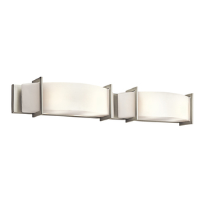 KK45221NI Crescent View 4 or More Bulb Bathroom Lighting - Brushed Nickel KK45221NI Crescent View 4 or More Bulb Bathroom Lighting - Brushed Nickel