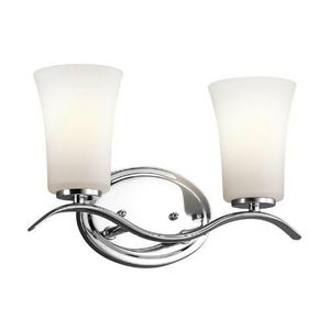KK45375CH Armida 2 Bulb Bathroom Lighting - Chrome KK45375CH Armida 2 Bulb Bathroom Lighting - Chrome