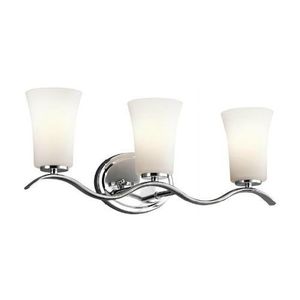 KK45376CH Armida 3 Bulb Bathroom Lighting - Chrome KK45376CH Armida 3 Bulb Bathroom Lighting - Chrome