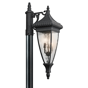 KK49133BKG Venetian Rain Post Light Post Lights - Black W/Gold KK49133BKG Venetian Rain Post Light Post Lights - Black W/Gold