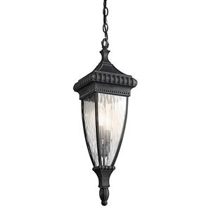 KK49134BKG Venetian Rain Hanging Hanging Lantern - Black W/Gold KK49134BKG Venetian Rain Hanging Hanging Lantern - Black W/Gold