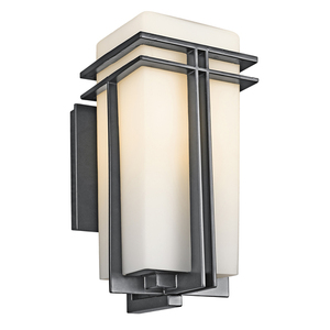 KK49201BKFL Tremillo Entrance Outdoor Wall Light - Black KK49201BKFL Tremillo Entrance Outdoor Wall Light - Black