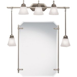 KK5104AP Polygon 4 or More Bulb Bathroom Lighting - Antique Pewter KK5104AP Polygon 4 or More Bulb Bathroom Lighting - Antique Pewter