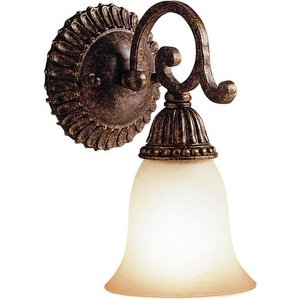 KK5214TZG Larissa 1 Bulb Wall Sconce - Tannery Bronze KK5214TZG Larissa 1 Bulb Wall Sconce - Tannery Bronze