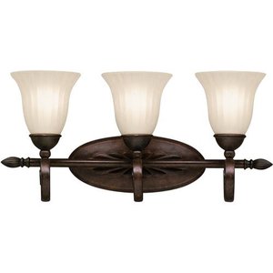 KK5928TZ Willowmore 3 Bulb Bathroom Lighting - Tannery Bronze KK5928TZ Willowmore 3 Bulb Bathroom Lighting - Tannery Bronze