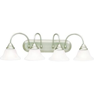 KK5994NI Telford 4 or More Bulb Bathroom Lighting - Brushed Nickel KK5994NI Telford 4 or More Bulb Bathroom Lighting - Brushed Nickel