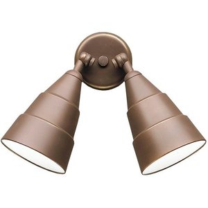 KK6052AZ Cans & Bullets Wall Mounted Flood Light - Architectural Bronze KK6052AZ Cans & Bullets Wall Mounted Flood Light - Architectural Bronze