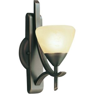KK6079OZ Olympia 1 Bulb Wall Sconce - Olde Bronze / Sunset Marble KK6079OZ Olympia 1 Bulb Wall Sconce - Olde Bronze / Sunset Marble