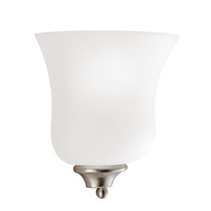 KK6086NI Wedgeport 1 Bulb Wall Sconce - Brushed Nickel KK6086NI Wedgeport 1 Bulb Wall Sconce - Brushed Nickel