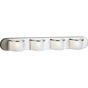 KK6091NI Bath Strip 4 or More Bulb Bathroom Lighting - Brushed Nickel KK6091NI Bath Strip 4 or More Bulb Bathroom Lighting - Brushed Nickel