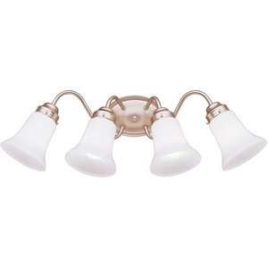 KK6124NI Wall Mount Bath 4 or More Bulb Bathroom Lighting - Brushed Nickel KK6124NI Wall Mount Bath 4 or More Bulb Bathroom Lighting - Brushed Nickel