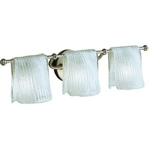 KK6313NI Valencia 3 Bulb Bathroom Lighting - Brushed Nickel KK6313NI Valencia 3 Bulb Bathroom Lighting - Brushed Nickel