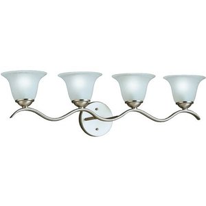 KK6324NI Dover 4 or More Bulb Bathroom Lighting - Brushed Nickel KK6324NI Dover 4 or More Bulb Bathroom Lighting - Brushed Nickel