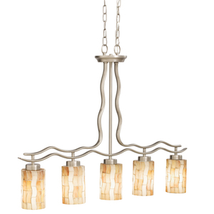 KK65351 Modern Mosaic Multi Light Pendant Light - Antique Pewter KK65351 Modern Mosaic Multi Light Pendant Light - Antique Pewter
