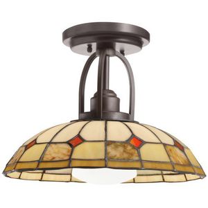 KK65367 Deveron Semi Flush Mount Ceiling Light - Olde Bronze KK65367 Deveron Semi Flush Mount Ceiling Light - Olde Bronze