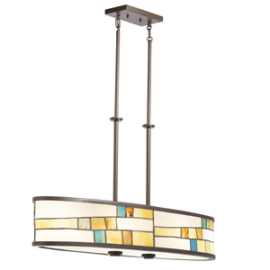 KK66144 Mihaela Linear Pendant Pendant Light - Shadow Bronze KK66144 Mihaela Linear Pendant Pendant Light - Shadow Bronze