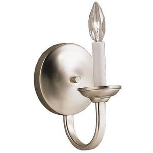 KK6620NI Dover 1 Bulb Wall Sconce - Brushed Nickel KK6620NI Dover 1 Bulb Wall Sconce - Brushed Nickel