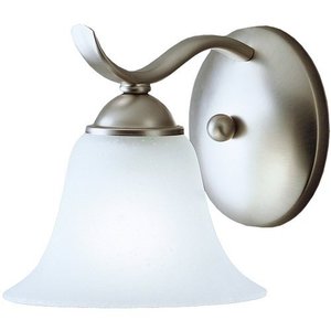 KK6719NI Dover 1 Bulb Wall Sconce - Brushed Nickel KK6719NI Dover 1 Bulb Wall Sconce - Brushed Nickel