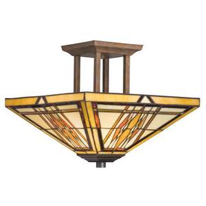 KK69010 Prairie Charm Semi Flush Mount Ceiling Light - Dore Bronze KK69010 Prairie Charm Semi Flush Mount Ceiling Light - Dore Bronze