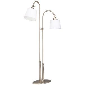KK74112NIW Floor Lamp - Brushed Nickel / White Linen KK74112NIW Floor Lamp - Brushed Nickel / White Linen