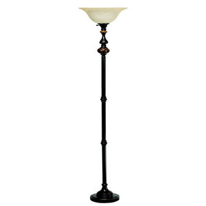 KK76103 Clayton Torchiere Lamp - Restoration Bronze KK76103 Clayton Torchiere Lamp - Restoration Bronze