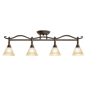 KK7744DBK Pomeroy Complete Track Kit Track Lighting - Distressed Black KK7744DBK Pomeroy Complete Track Kit Track Lighting - Distressed Black