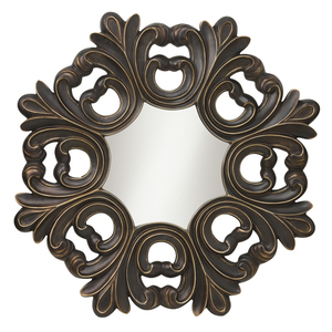 KK78124 Montez Round Mirror - Hand Painted KK78124 Montez Round Mirror - Hand Painted