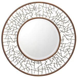 KK78170 Twigs Round Mirror - Painted Metal KK78170 Twigs Round Mirror - Painted Metal