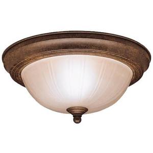 KK8653TZ Melon Flush Mount Ceiling Light - Tannery Bronze KK8653TZ Melon Flush Mount Ceiling Light - Tannery Bronze