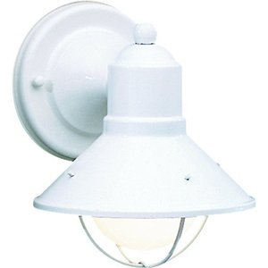 KK9021WH Seaside Entrance Outdoor Wall Light - White KK9021WH Seaside Entrance Outdoor Wall Light - White