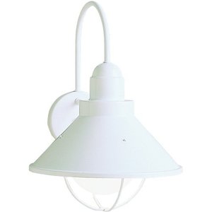 KK9023WH Seaside Entrance Outdoor Wall Light - White KK9023WH Seaside Entrance Outdoor Wall Light - White