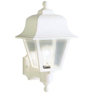 KK9302WH Outdoor Plastic Fixtures Entrance Outdoor Wall Light - White KK9302WH Outdoor Plastic Fixtures Entrance Outdoor Wall Light - White
