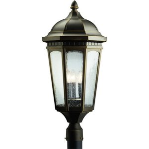 KK9533RZ Courtyard Post Light Post Lights - Rubbed Bronze KK9533RZ Courtyard Post Light Post Lights - Rubbed Bronze