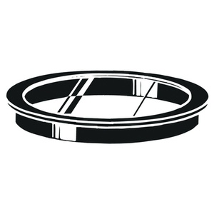 KK9534BK Cans & Bullets Lighting Lighting Part - Lens With Black Frame KK9534BK Cans & Bullets Lighting Lighting Part - Lens With Black Frame