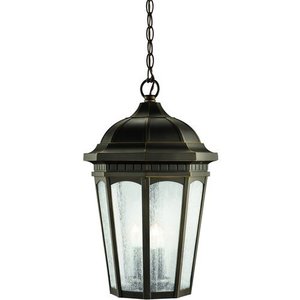 KK9539RZ Courtyard Hanging Hanging Lantern - Rubbed Bronze KK9539RZ Courtyard Hanging Hanging Lantern - Rubbed Bronze