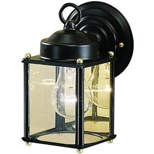KK9611BK New Street Entrance Outdoor Wall Light - Black / Clear KK9611BK New Street Entrance Outdoor Wall Light - Black / Clear