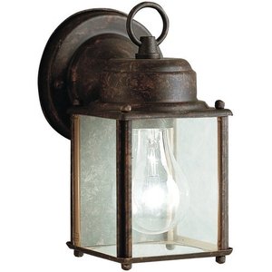 KK9611TZ New Street Entrance Outdoor Wall Light - Tannery Bronze / Clear KK9611TZ New Street Entrance Outdoor Wall Light - Tannery Bronze / Clear