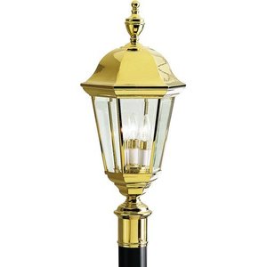 KK9989PB LifeBright Post Light Post Lights - Polished Brass KK9989PB LifeBright Post Light Post Lights - Polished Brass